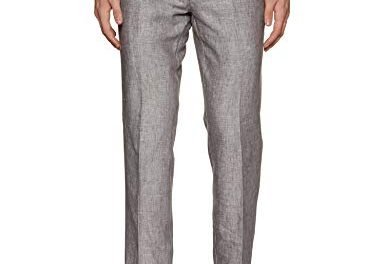 Raymond Men’s Relaxed Fit Formal Trousers (RMTX02896-G5_Medium Grey_30)