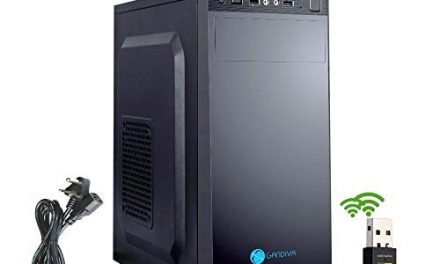 Gandiva Desktop Computer (Core 2 Duo CPU / G31 Motherboard / 4GB DDR2 Desktop RAM/No DVD Drive/WiFi Facility) with Windows 7 Trail Version Pre Installed (240GB SSD)
